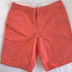 Abercrombie and Fitch size 28 casual shorts pinkish/orange tint